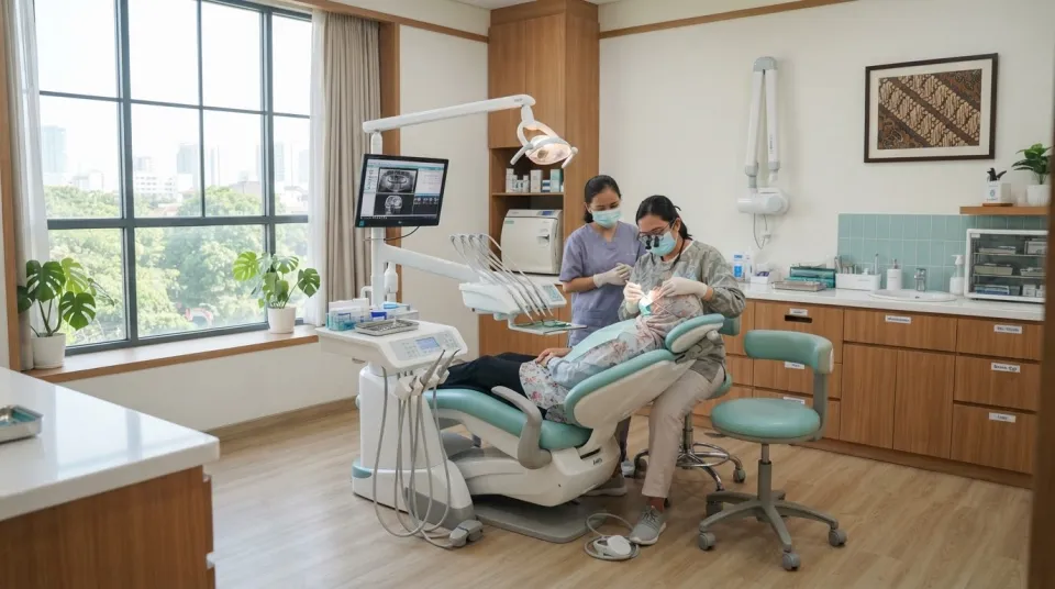 Suasana Klinik Gigi Senyum Sehat